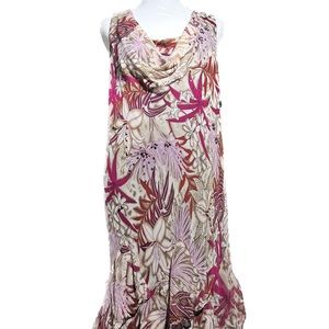 100% Silk Flowy Vacation Dress